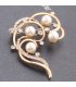 SB210 - Korean high-grade natural pearl alloy brooch